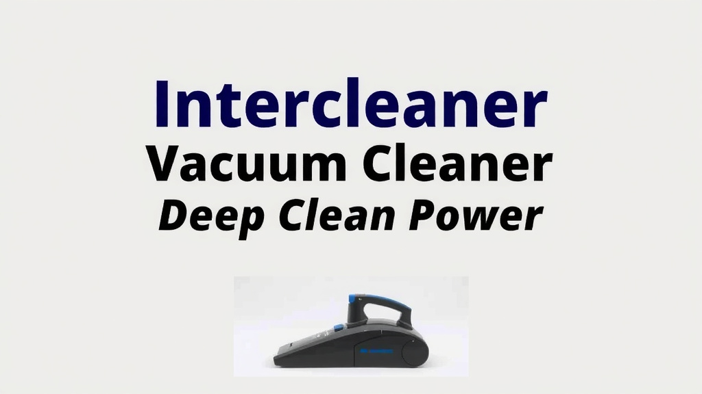 Intercleaner Corded Vacuum Cleaner Review: Deep Clean Power