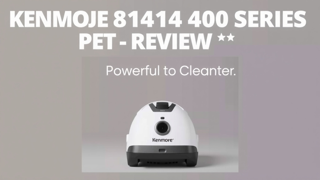 Kenmore 81414 400 Series Pet Review: Powerful Cleaning