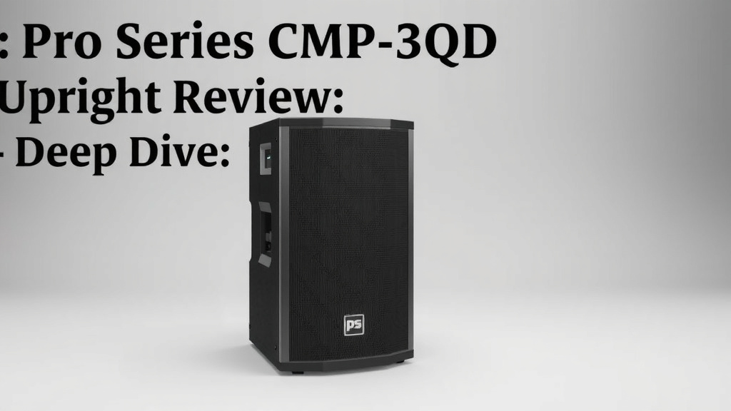 Pro Series CMP-3QD Commercial Upright Review: Deep Dive