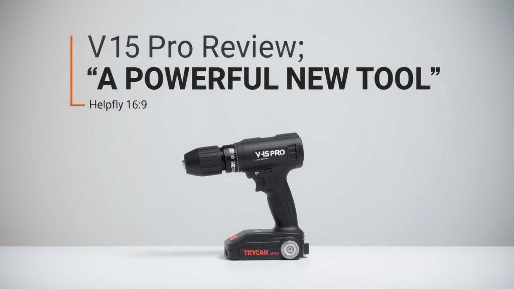 V-15 Pro Review: A Powerful New Tool