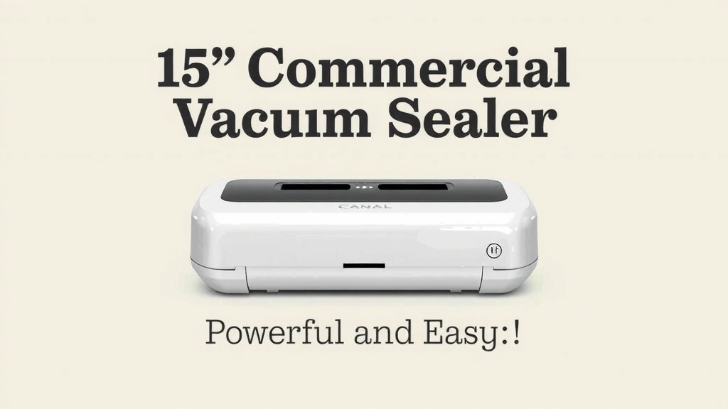 15" Commercial Vacuum Sealer Review: Powerful & Easy