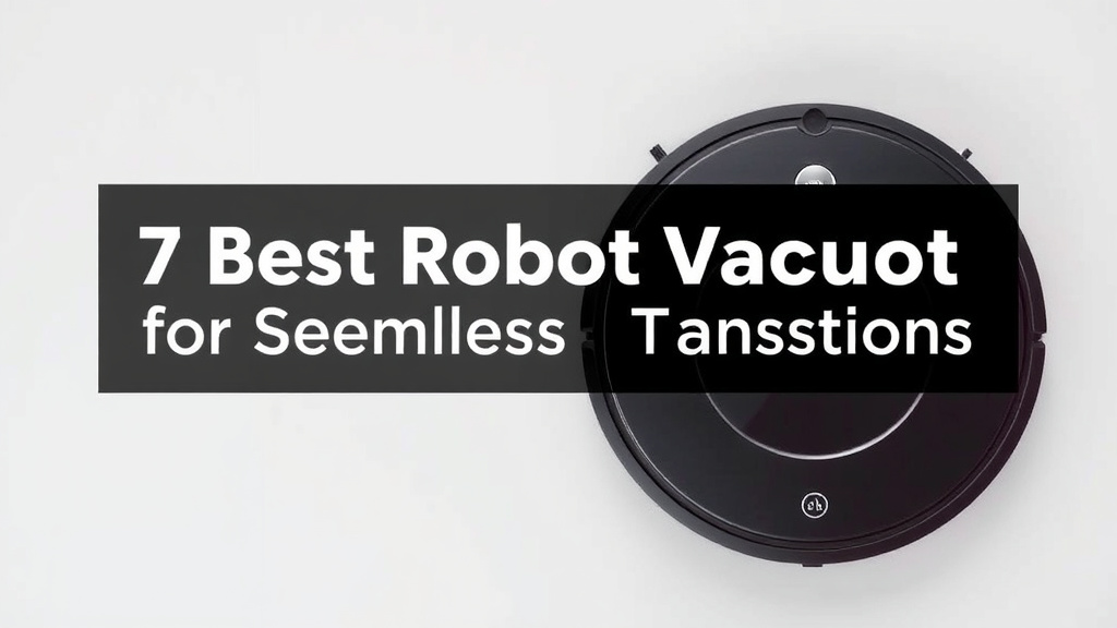7 Best Robot Vacuums for Seamless Transitions