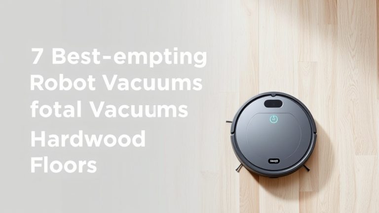 7 Best Self Emptying Robot Vacuums for Hardwood Floors
