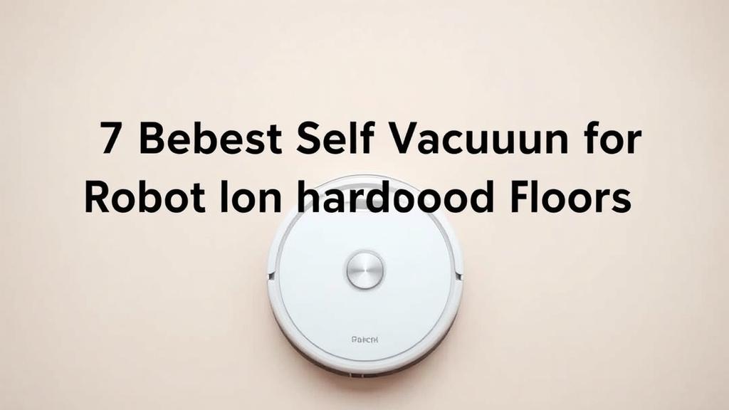 7 Best Self Vacuuming Robot for Hardwood Floors