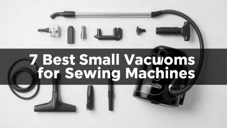 7 Best Small Vacuums for Sewing Machines