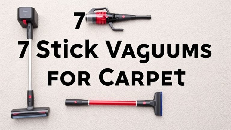 7 Best Stick Vacuums for Carpet in 2026