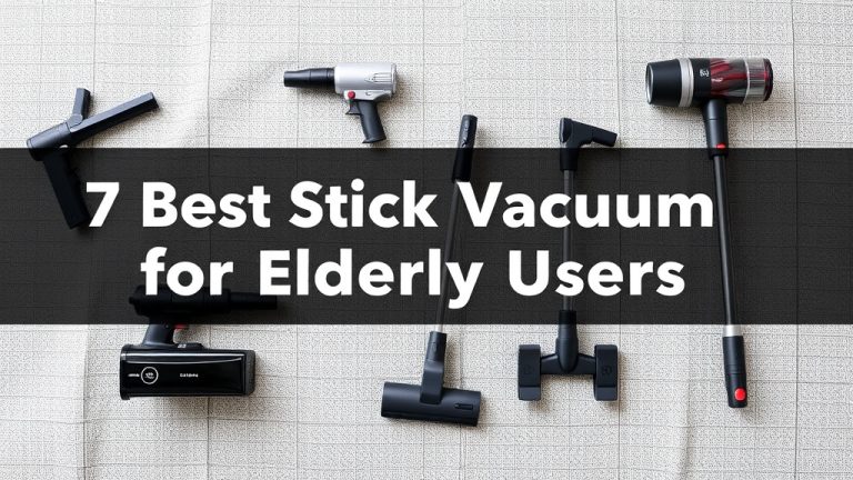 7 Best Stick Vacuums for Elderly Users