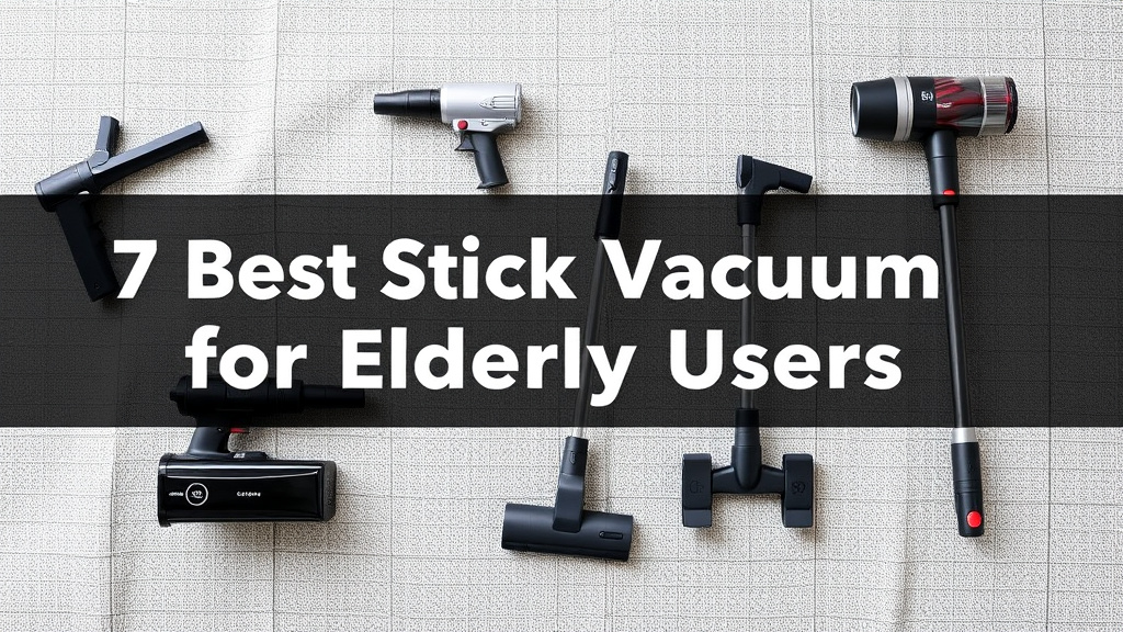7 Best Stick Vacuums for Elderly Users