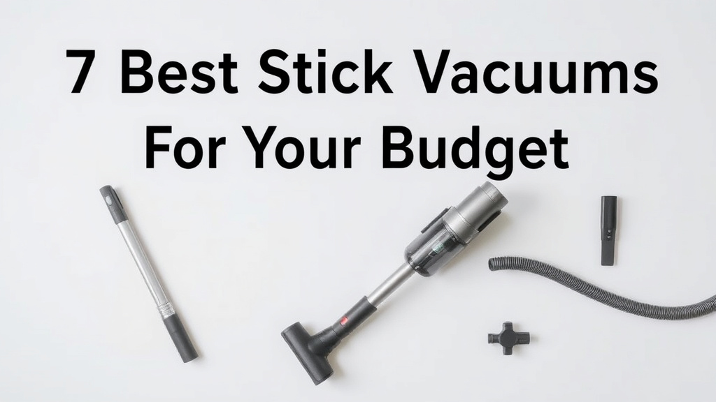 7 Best Stick Vacuums For Your Budget