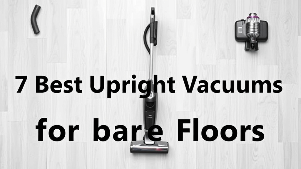 7 Best Upright Vacuums for Bare Floors