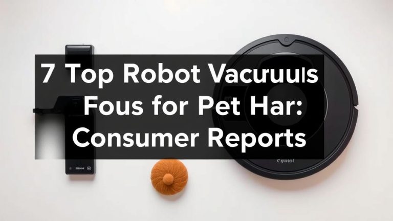 7 Top Robot Vacuums for Pet Hair: Consumer Reports