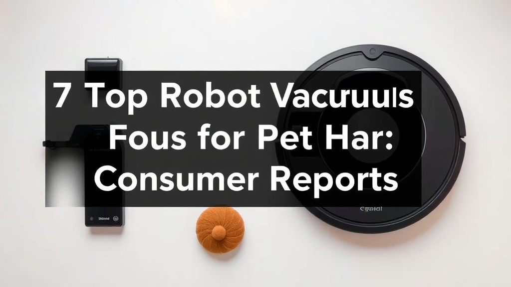 7 Top Robot Vacuums for Pet Hair: Consumer Reports