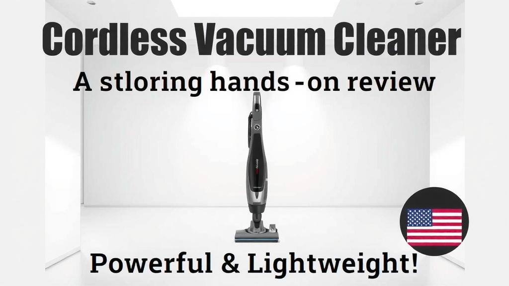 Cordless Vacuum Cleaner Hands-On Review: Powerful & Lightweight