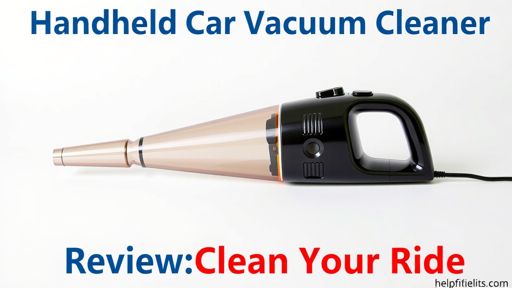 Handheld Car Vacuum Cleaner Review: Deep Clean Your Ride