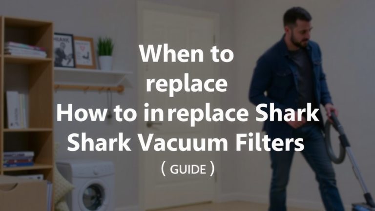When to Replace Shark Vacuum Filters: A Guide
