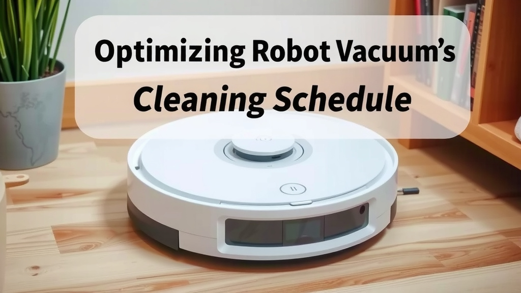 Optimizing Your Robot Vacuum's Cleaning Schedule