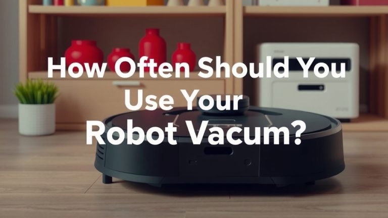 How Often Should You Use Your Robot Vacuum?