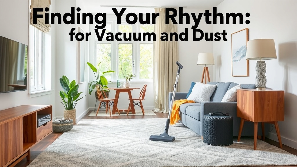 Finding Your Rhythm: How Often to Vacuum and Dust