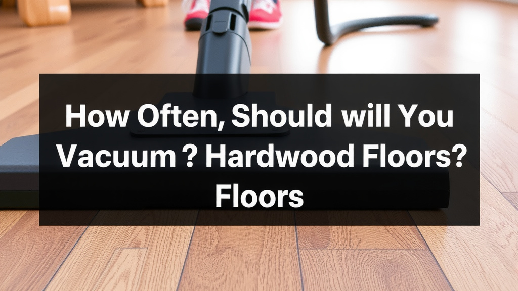 How Often Should You Vacuum Hardwood Floors