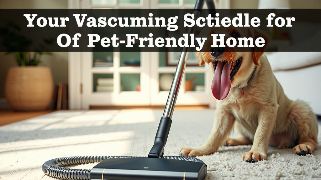 Your Vacuuming Schedule for a Pet-Friendly Home