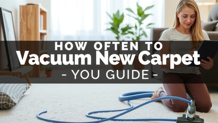 How Often to Vacuum New Carpet: Your Guide