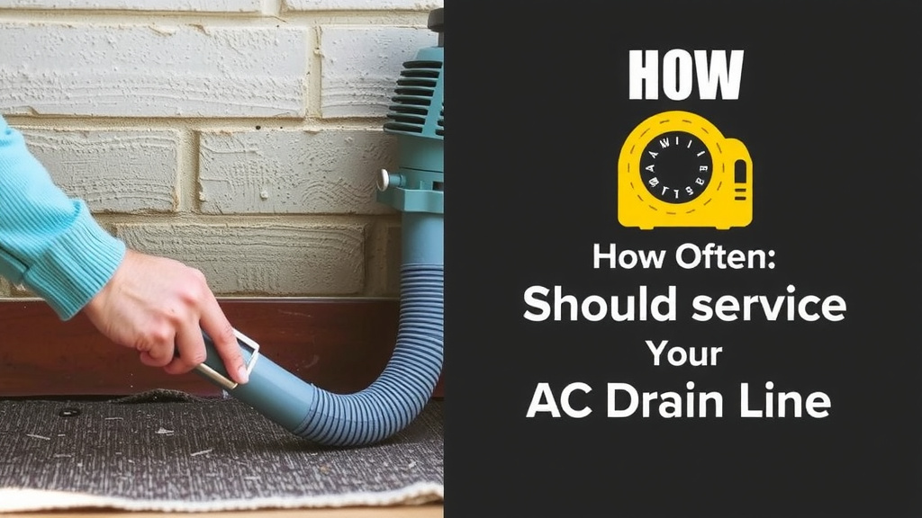 How Often to Service Your AC Drain Line
