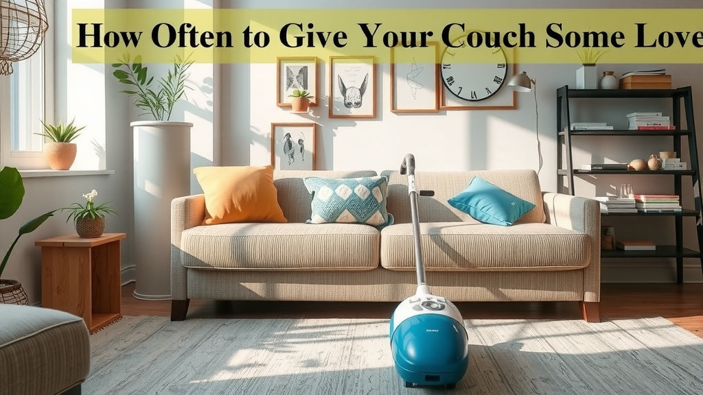 How Often to Give Your Couch Some Love