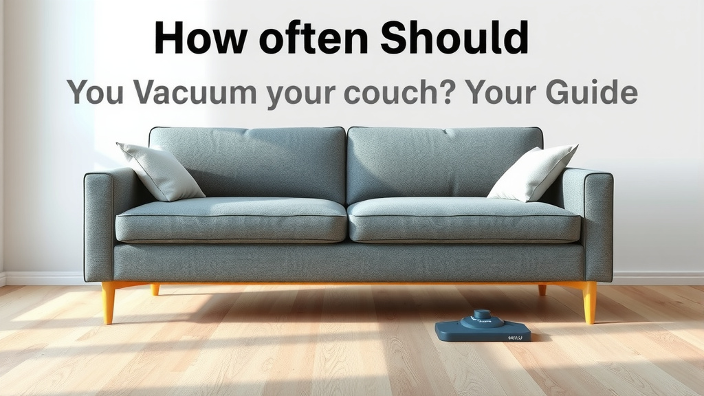 How Often Should You Vacuum Your Couch? Your Guide