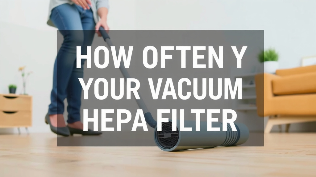 How Often to Replace Your Vacuum HEPA Filter