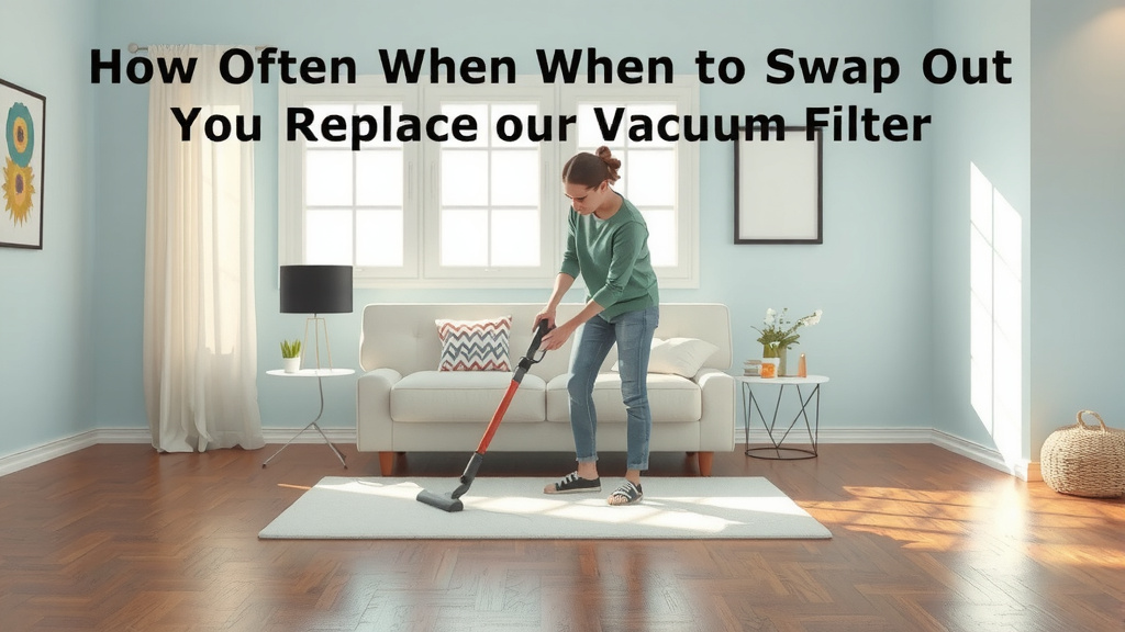 Knowing When to Swap Out Your Vacuum Filter
