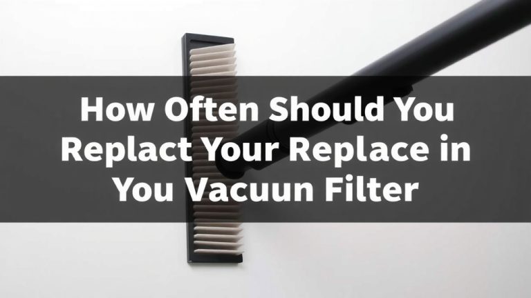 How Often Should You Replace Your Vacuum Filter