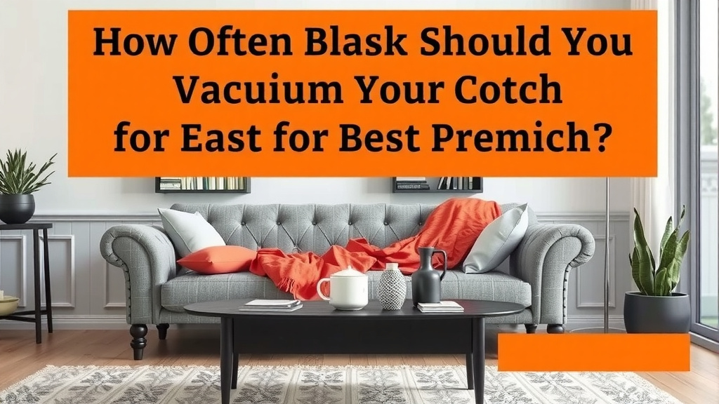 How Often Should You Vacuum Your Couch For Best Results