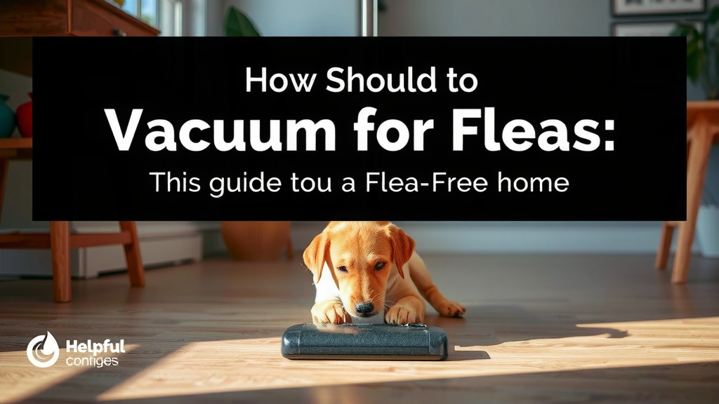 When Should You Vacuum for Fleas? Your Guide to a Flea-Free Home