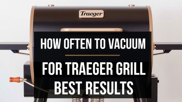 How Often to Vacuum Your Traeger Grill for Best Results