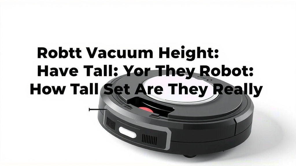 Robot Vacuum Height: How Tall Are They Really