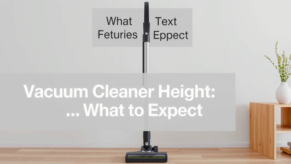 Vacuum Cleaner Height: What to Expect