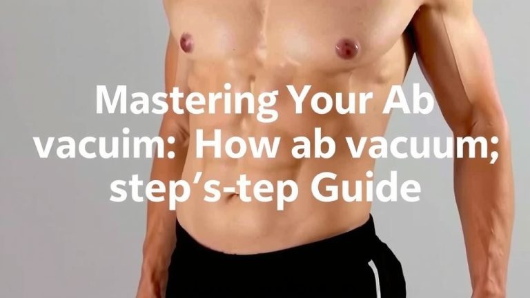Mastering Your Ab Vacuum: A Step-by-Step Guide