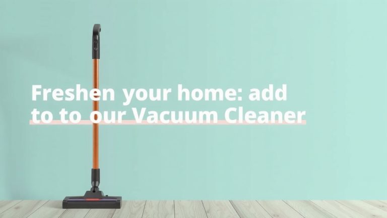 Freshen Your Home: Add Scent to Your Vacuum Cleaner
