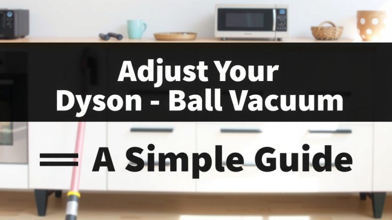 Adjust Your Dyson Ball Vacuum: A Simple Guide