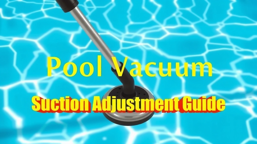 Pool Vacuum Suction Adjustment Guide