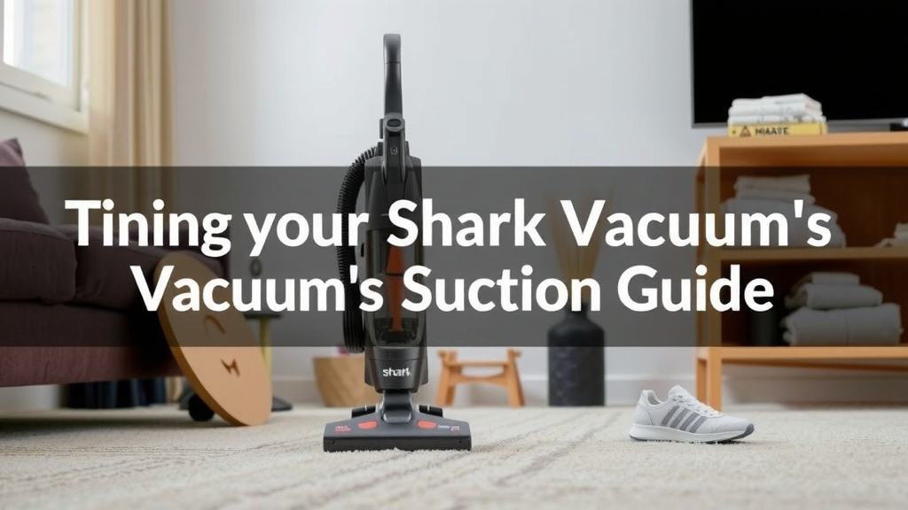 Tuning Your Shark Vacuum's Suction Power