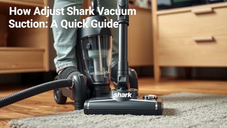 Adjust Shark Vacuum Suction: A Quick Guide