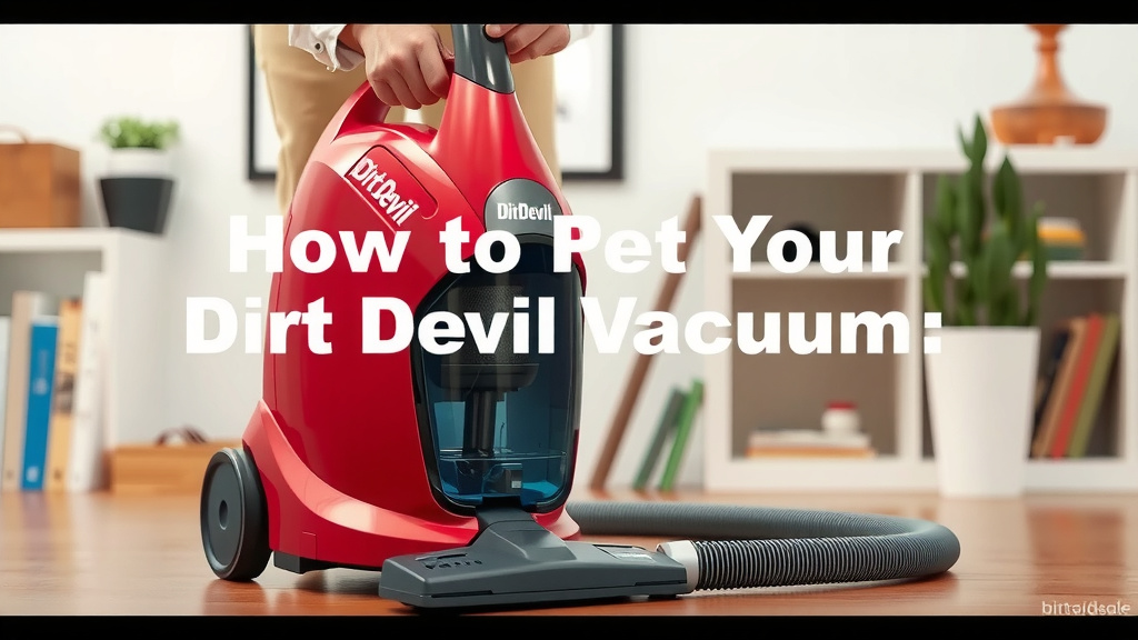 Putting Your Dirt Devil Vacuum Together