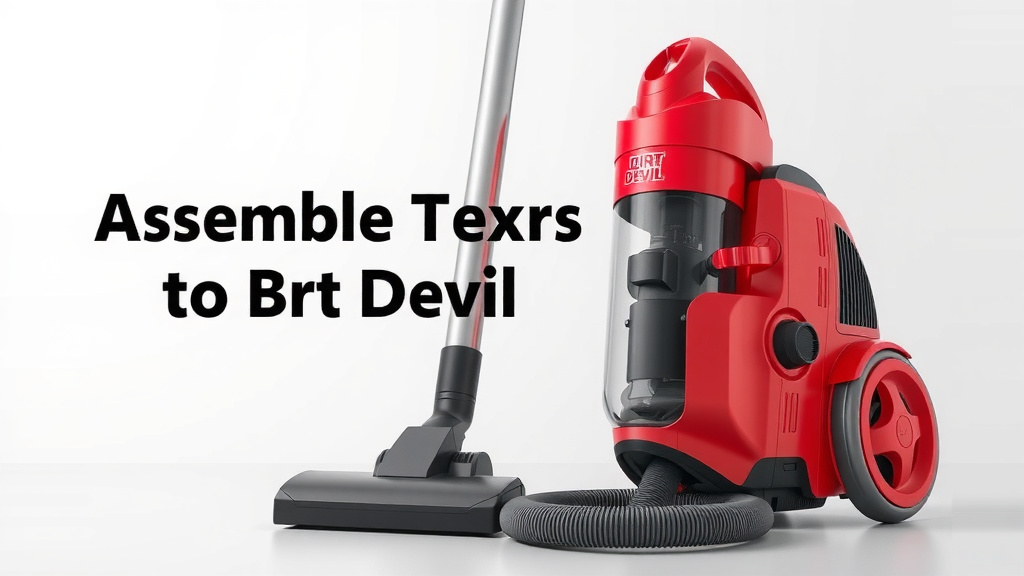 Assemble Your Dirt Devil Vacuum: Step-by-Step Guide