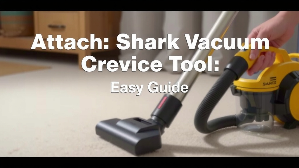 Attach Shark Vacuum Crevice Tool: Easy Guide