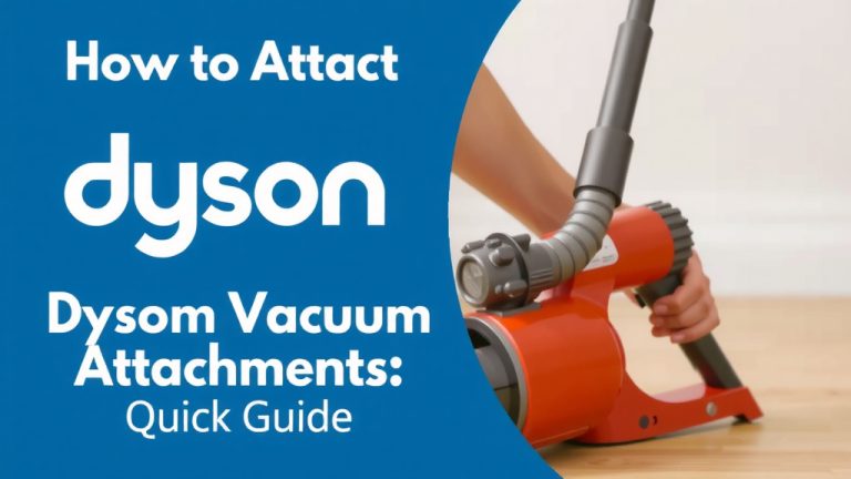 How to Attach Dyson Vacuum Attachments: A Quick Guide