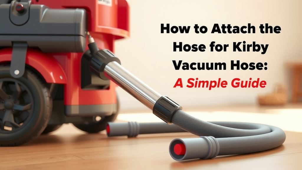 Connecting Your Kirby Vacuum Hose: A Simple Guide
