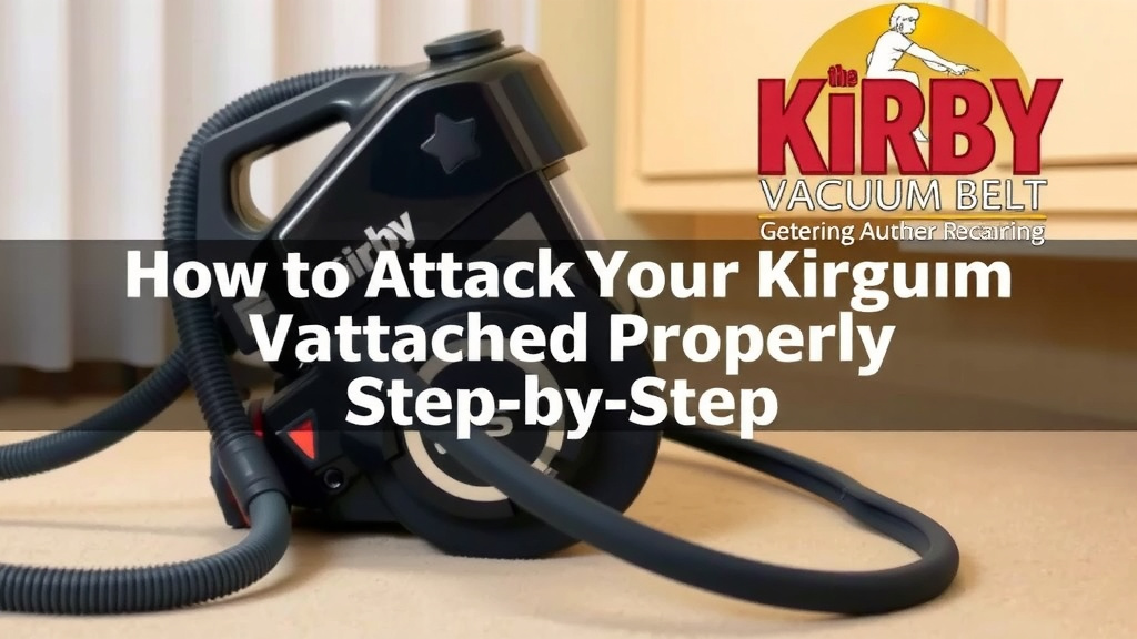 Getting Your Kirby Vacuum Belt Attached Properly