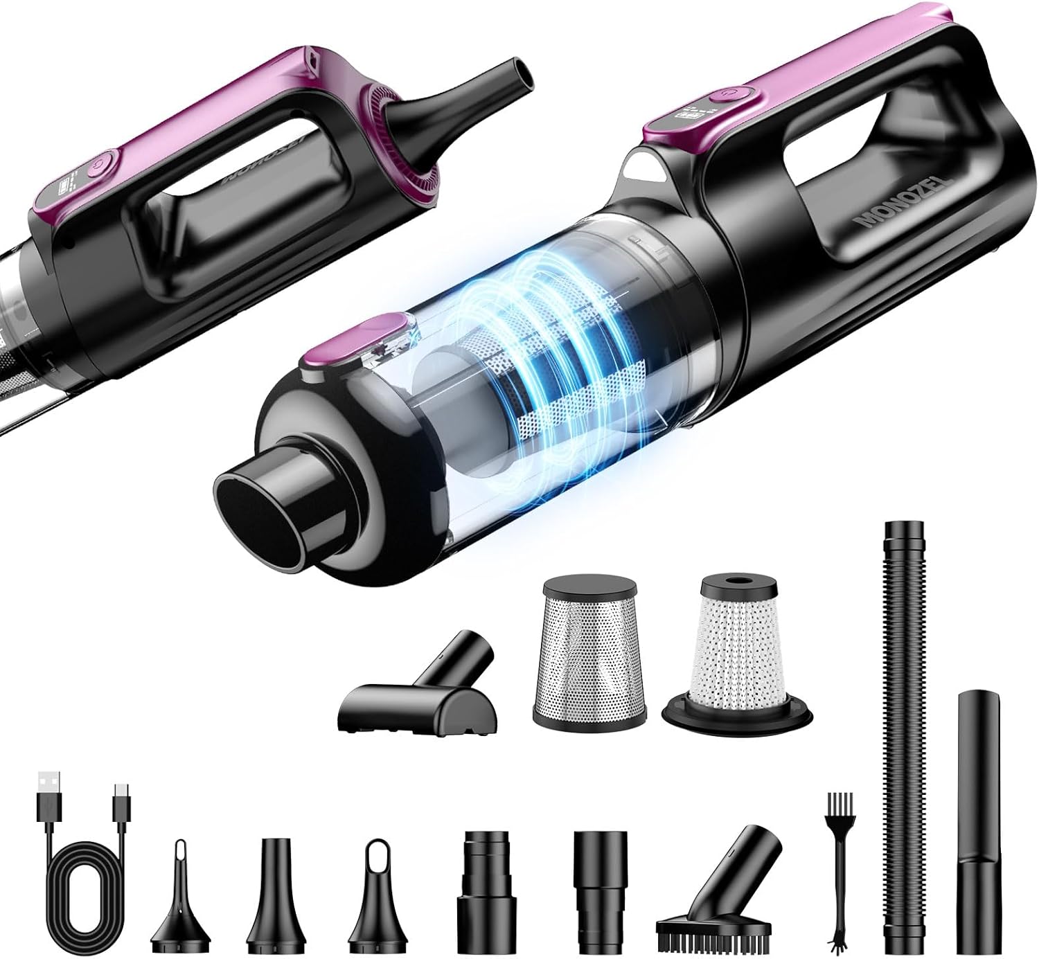 MONOZEL Cordless Handheld Vacuum Review: Powerful & Portable