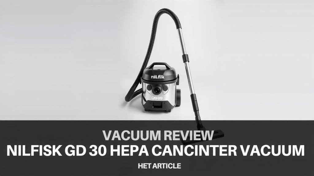 Nilfisk GD930 HEPA Canister Vacuum Review